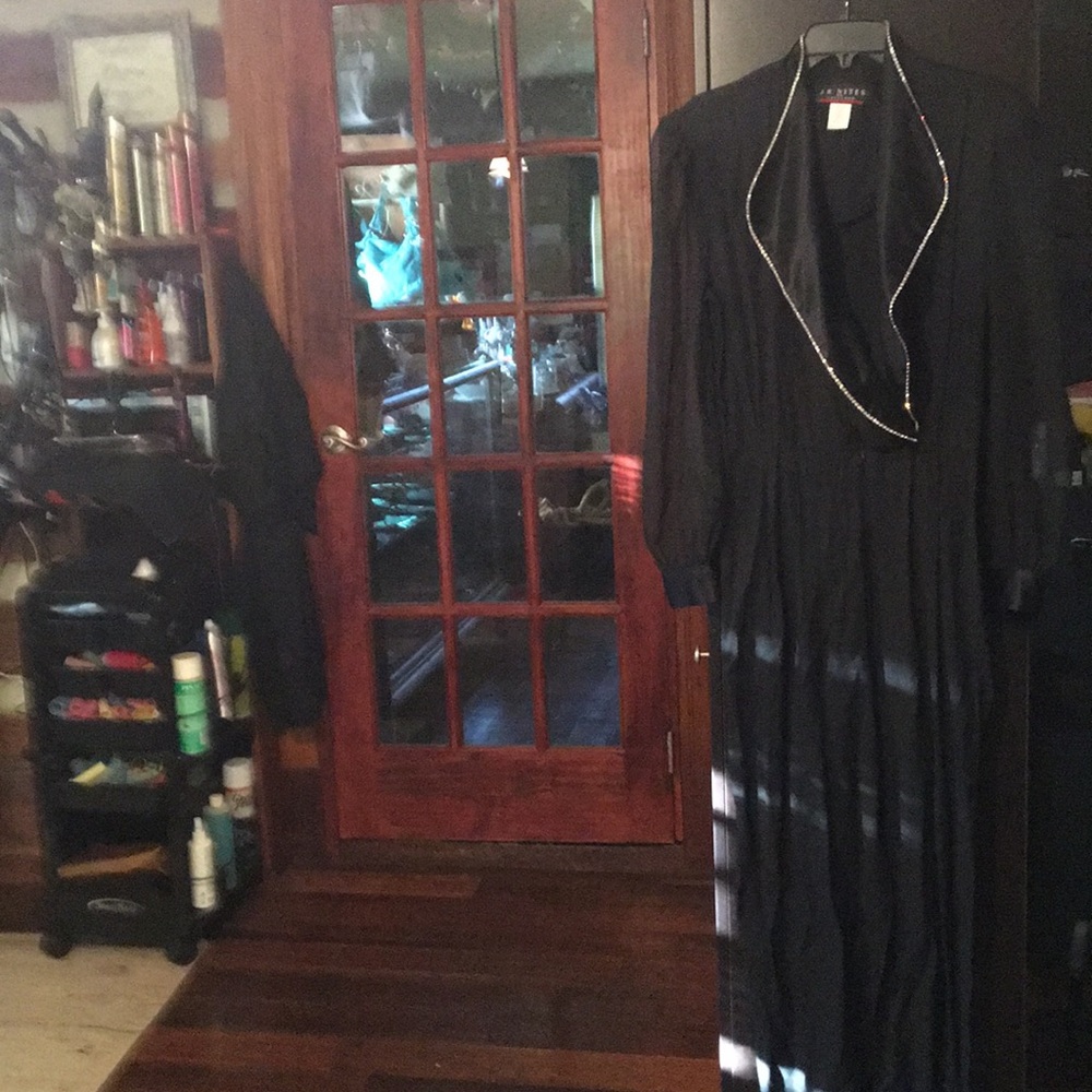J. R. Nites Jumpsuit   rhinestones & beaded vest